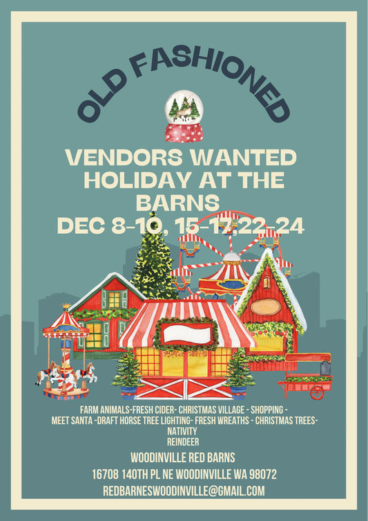 Vendor Booking: Old Fashioned Holidays Dec 8-10th 2023